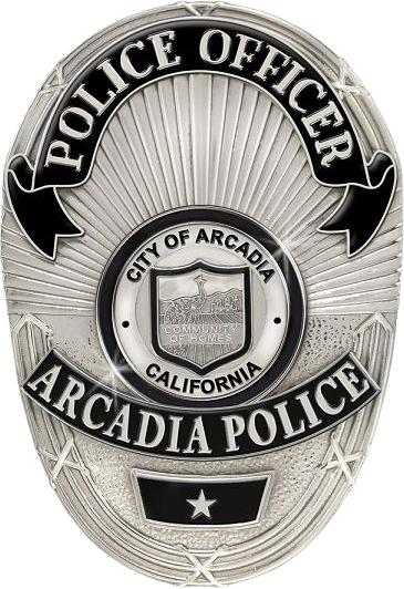 Arcadia Police Badge