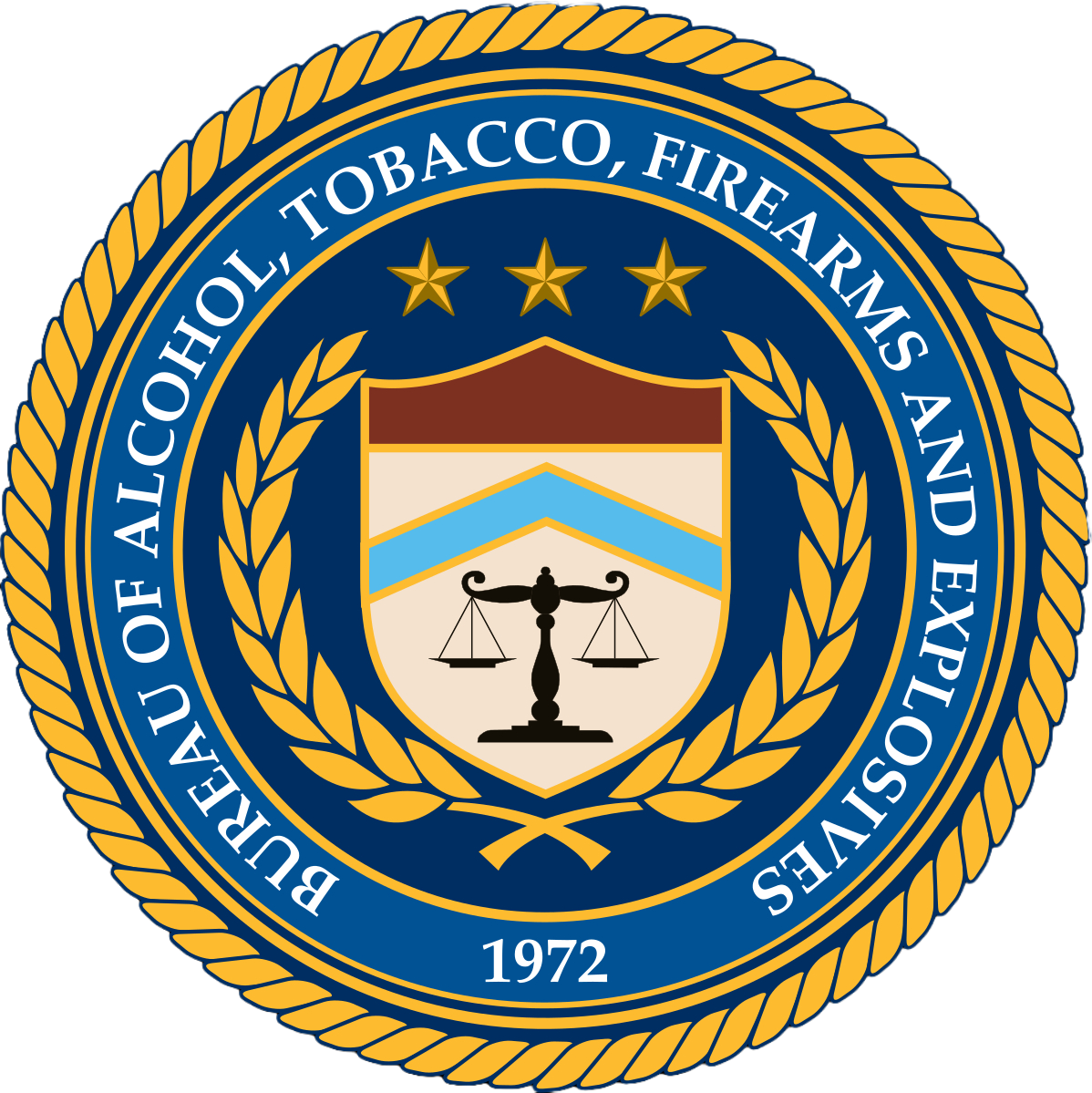 Bureau of Alcohol Tobacco Firearms and Explosives Seal